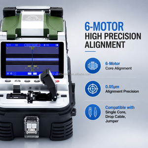 เครื่องเชื่อมใยแก้วนำแสง AI-30 Trunk Line Optical Fusion Splicer ยี่ห้อ Signal Fire แบบ 6 มอเตอร์ จัดเรียงแกนกลาง 6 วินาที พร้อมใบมีดตัดในตัว VFL OPM - Product Image 2