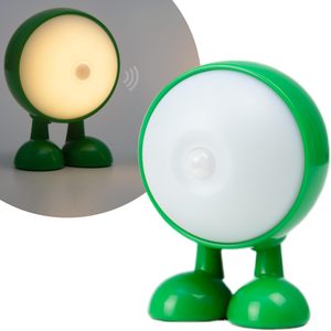Veilleuse d'intérieur mignonne Big Eyes Lamp Human Body Sensing Rechargeable LED for Boys Kids Bedroom Wall Dressing - Product Image 1