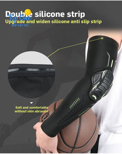 Top One Sport Support de bras élastique Flexible Anti-Collision Coudières en nid d'abeille pour le basket-ball Tennis en saison de printemps - Product Image 2