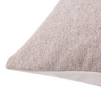 Housses de coussin au design unique 45x45cm européen Beige marron Patchwork taie d'oreiller coton lin SofaB housse de coussin 50x50