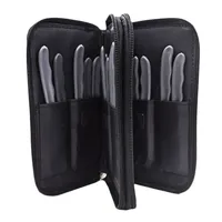 Kit de 24 outils de crochetage automobile plaqués titane avec étui zippé pour débutants/pros
