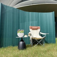 Rouleau de clôture en PVC de qualité supérieure, imitation bambou, renforcé, pour écran de confidentialité, clôture artificielle en bambou pour jardin et extérieur