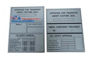 Container Standard ISO Marca ESEN con Logo CSC Durata 25 Anni 0,8m Prodotto in Cina Materiale Acciaio Marcatura Container - Product Image 5