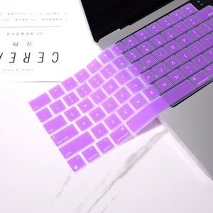 Máy Tính Xách Tay Bàn Phím Bảo Vệ Bao Gồm Chất Lượng Cao Chống Bụi Mềm <span class=keywords><strong>Silicone</strong></span> Cho Macbook A2442 Màu Bàn Phím Bìa <span class=keywords><strong>Silicone</strong></span> Bàn Phím Hội Đồng Quản Trị - Product Image 5