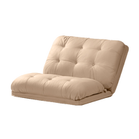 Canapé pouf crème couleur crème simple double pliant deux-en-un chambre salon pour baies vitrées Tatami Style canapé paresseux