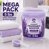 Nouvelles perles de parfum pour lessive 2026 de 5 lb, cinq fragrances, adoucissent les vêtements, antistatiques, conformes REACH CE, fourniture d'usine OEM ODM