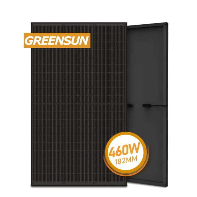 Greensun Full Black Solar Panels 440w 450w 460w Monocrystalline Bificial 450w 550w Solar Energy Panel