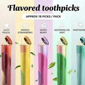 금연 지원을 위한 향이 첨가된 이쑤시개 니코틴 프리 집중력 및 에너지 - 설탕 없는 에너지 민트 및 껌 대안 - Product Image 5