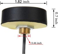 Antenne GPS GNSS extérieure omnidirectionnelle étanche IP67 28dBi 1575.42MHz L1 avec vis M12, longueur 30cm, antenne active GNSS externe