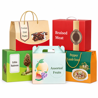 Boîte cadeau en carton ondulé avec pelliculage mat, impression flexo couleur, logo personnalisé pour présentation en magasin