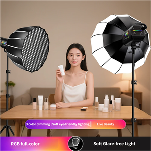 Luz de Relleno RGB para <span class=keywords><strong>Fotografía</strong></span> YM-300Bi de 150W, 3200-6500K, Ajuste de 3 Temperaturas de Color, Luz de Relleno RGB para <span class=keywords><strong>Fotografía</strong></span> y Transmisión en Vivo - Product Image 3