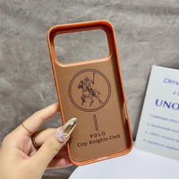 Étui de protection magnétique en cuir rigide de luxe pour iPhone 17 Pro Max, style gentleman, coque de téléphone professionnelle, en promotion