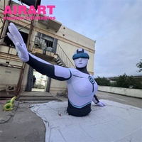 Personnages gonflables populaires, figurines de robots gonflables pour la publicité