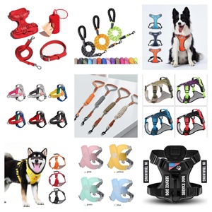 Arnés Reflectante <span class=keywords><strong>para</strong></span> Perro con Correa Ancha de Poliéster, Correa de Pecho Acolchada Antitirones <span class=keywords><strong>para</strong></span> Paseos <span class=keywords><strong>y</strong></span> Entrenamiento al Aire Libre - Product Image 4