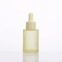 Bouteilles d'huile essentielle en verre de couleur macaron variées, 20 ml, 30 ml, sérum essentiel, flacon de voyage, sérum pour les yeux, flacon compte-gouttes de 30 ml