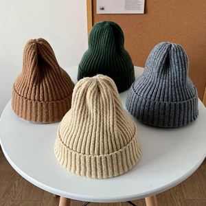 Wholesale Knitted <b>Hats</b> <b>Winter</b> Women's Woolen <b>Hat</b> Thickened Warm Knitted Fashion Beanies <b>Hat</b> for Unisex - Product Image 4