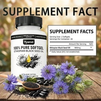 Capsules de gelée molle d'huile de nigelle de haute qualité – Complément pour le soutien immunitaire et le confort digestif – Complément bien-être – OEM ODM