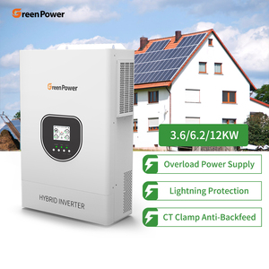 Greenpower Ip21 OEM 3.6kw 6.2kw ไฮบริด48VDC พลังงานแสงอาทิตย์3600วัตต์6200วัตต์เฟสเดียวพร้อม MPPT WiFi Gp-ip21-inverter ประสิทธิภาพสูง - Product Image 1