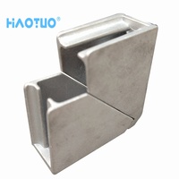 Vente en gros usine : Joint d'angle moulé sous pression en alliage d'aluminium pour fenêtre et porte coulissante, design moderne, installation par vis, durable
