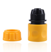 Adaptateur d'irrigation de jardin à dégagement rapide, durable, 3/4\" 1/2\", adaptateur de robinet en plastique PP, raccord fileté pour robinet d'eau, dégagement rapide