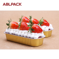 Récipient alimentaire en feuille d'aluminium pour l'extérieur Barbecue utilisant un petit récipient en papier d'aluminium Récipients alimentaires portables en feuille d'aluminium