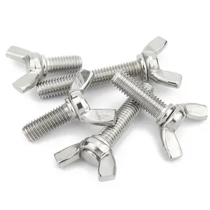 M6/M8/M10 DIN316 Butterfly Bolt Wing Bolt Set Wing Nuts Claw Screw Thumbscrew Stainless Steel