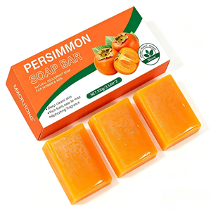 Jabón <span class=keywords><strong>de</strong></span> Caqui Desodorante, Control <span class=keywords><strong>de</strong></span> Olor Corporal, Limpieza Profunda, Hidratante, Jabón Natural Diario para Cara y Cuerpo, para Mujeres y Hombres, 100g, OEM - Product Image 4
