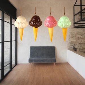 1 pièce Modèle de glace artisanale en gelée de chocolat, en PU souple et crémeux, pour présentation en vitrine et décoration murale - Product Image 3