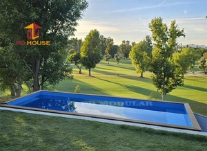 Vidrio laminado sobre el suelo patio trasero jardín contenedor <span class=keywords><strong>piscina</strong></span> país Villa cómodo spa masaje sauna <span class=keywords><strong>casa</strong></span> - Product Image 4