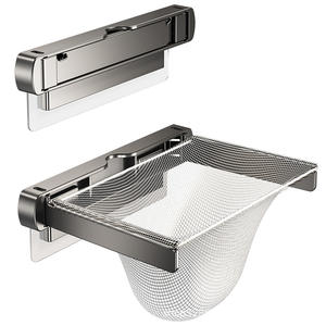 Égouttoir pliable en maille pour évier de cuisine, pour laver la vaisselle et égoutter les légumes, avec cadre en acier inoxydable, fabriqué à Wenzhou - Product Image 1