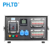 PHLTD nouveau style étanche scène distribution d'énergie boîte de distribution équipement boîte lumière contrôle de puissance 380v 18 canaux