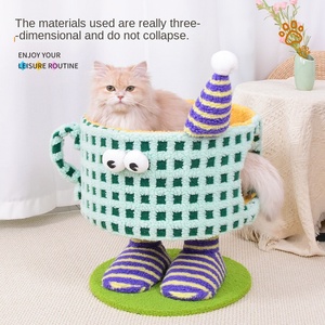 Little <span class=keywords><strong>Monster</strong></span> สี่ฤดูของเล่นแมวสากลที่สะดวกสบายชั้นวางแมวปีนเขาที่ทนทานต่อการสึกหรออุปกรณ์เสริมสำหรับสัตว์เลี้ยงน่ารัก - Product Image 5