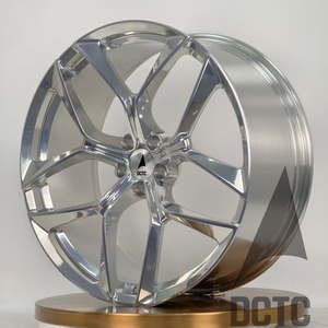 Jantes forgées <span class=keywords><strong>DATC</strong></span> 19-22 pouces à 5 branches, entraxes décalées 5x112 5x120 5x127, chromées pour Cadillac Escalade Chevy Tahoe - Product Image 4