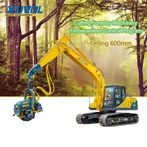 Máy Kéo Gỗ Lâm Nghiệp Máy Cắt Đầu Cây Máy Cắt Gỗ Để Đi Bộ Trong Rừng