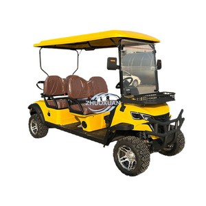 รถกอล์ฟไฟฟ้าออฟโรดสุดหรูสำหรับ 4 ที่นั่ง, แบตเตอรี่ลิเธียม 4 กิโลวัตต์ ได้รับการรับรองมาตรฐาน CE - Product Image 1