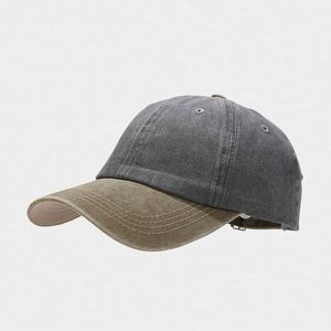 Custom Embroidery Logo Washed Dad Hat Men 6 Panels Sports <b>Cap</b> 100% Cotton <b>Plain</b> Faded Two Tone Sports Baseball <b>Cap</b> - Product Image 6