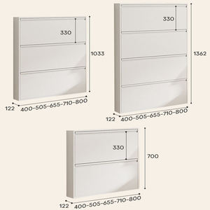 Scarpiera di Grande Capacità per Ingresso, Mobile Portascarpe in Acciaio dal Design Moderno, Facile da Montare, Arredamento per la Casa - Product Image 6