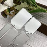 Alat Template Embossing Logam untuk Kerajinan Scrapbooking, Pembuatan Kartu, dan Dekorasi Album Foto DIY