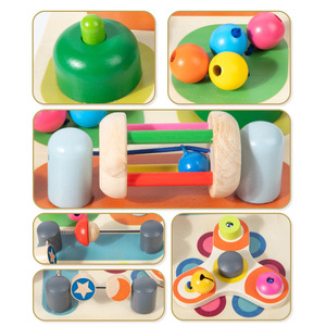 Hot Sale Orff <b>Musical</b> <b>Instrument</b> Wooden Multifunctional Busy Board Toy With Rattles For Kids Early Education Teaching Aid - Product Image 4
