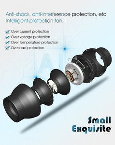 Ventilateur turbo de 4 pouces Trois types 98CFM Crochet d'extraction d'air à haute pression d'air Petit ventilateur de conduit en ligne Portable - Product Image 3