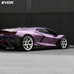EVOR 20 21 22 Zoll 5x130 Zentralverschluss Weiße Monoblock Leichtmetallfelgen für Lamborghini Revuelto Aventador Supercar Geschmiedete Räder - Product Image 2