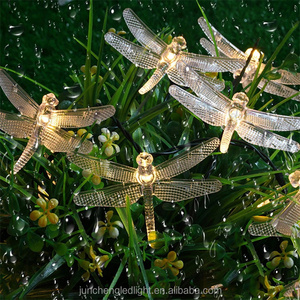 Solar Multicolor Dragonfly Shaped Outdoor Garden Swimming Fountain <strong>Pool</strong> Water String <strong>Lamp</strong> Holiday Xmas Tree Decoration - Product Image 3