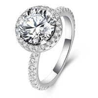 Bague classique en argent rhodié plaqué or rose avec zircone cubique bleue et violette de qualité AAA, ensemble de bagues de mariage éternité pour femmes