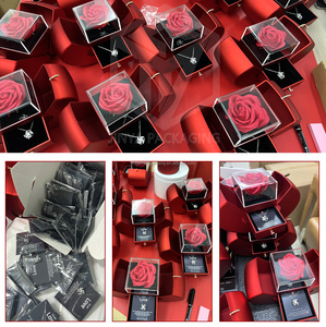 Hộp quà xà phòng hoa hồng Giáng sinh 2025 hình quả táo, hộp trang sức, mặt dây chuyền, dây chuyền dành tặng Ngày của Cha, Ngày của Mẹ - Product Image 3