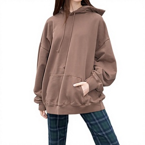 Sweat à capuche oversize personnalisé en molleton doux prélavé avec doublure polaire pour homme et femme, fournisseur du Bangladesh - Product Image 6