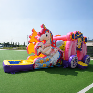 Castillo Inflable de Spider-Man con Tobogán y Tobogán Acuático para Niños - Uso Comercial, Material de PVC, Garantía de 2 Años - Product Image 1