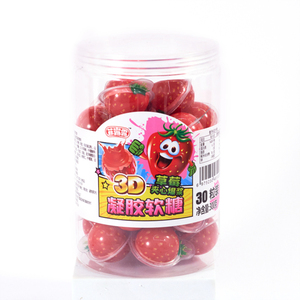 Venta Directa de Fábrica China: Caramelos Gomosos 3D Explosivos Halal con Forma de Araña para Ojos, OEM, Sabor Frutal, en Botella, Populares, Tipo Sándwich de Frutas - Product Image 2