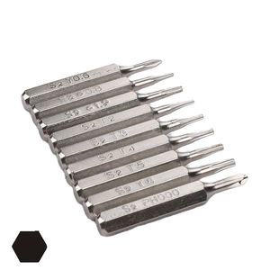 Tête de tour à fraiser manuelle en acier à outils S2 H4x28mm, pointe hexagonale magnétique 4mm, qualité DIY, OEM - Product Image 1