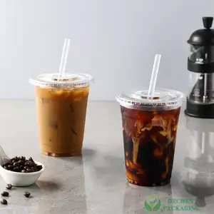 U Shape Cup Small Cup Disposable Plastic Juice Cup Take Away U Shape Cup Small Cup Disposable Plastic Juice Cup Take Away