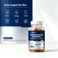 Gummies d'Ashwagandha Metrand pour Hommes – Complément Nutritionnel Herbal Quotidien – 60 Unités – Conforme GMP – Prise en Charge OEM et Marque Privée